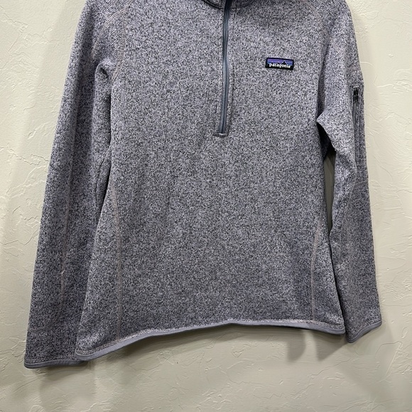 Patagonia better sweater purple and gray pull over size medium - Picture 3 of 11